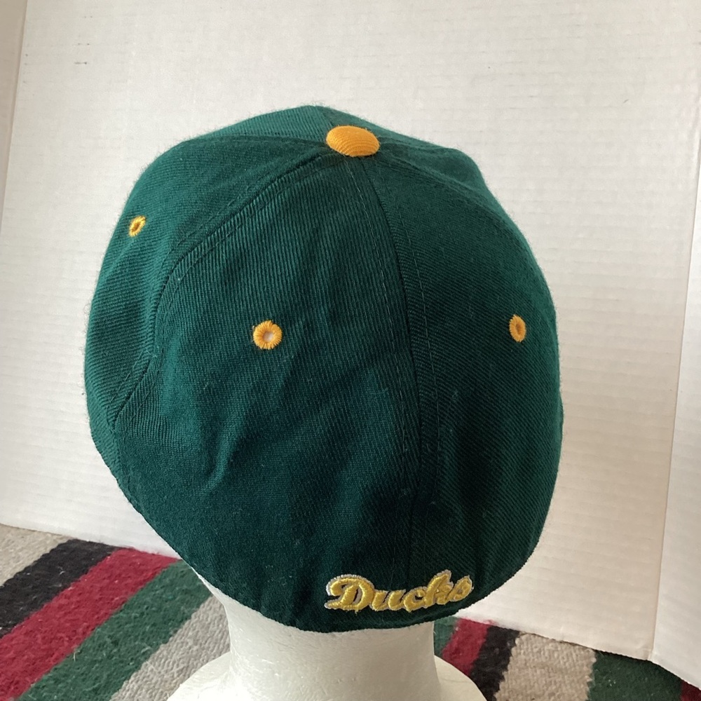 Zephyr Oregon ducks Fitted Hat Size 7 1/8 vintage retro Donald Duck - Picture 3 of 10